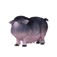 
              Pot-Bellied Pig Toy Realistic Farm Animal Figurine
            