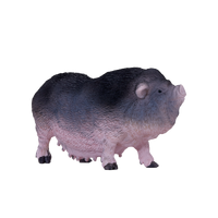 
              Pot-Bellied Pig Toy Realistic Farm Animal Figurine
            