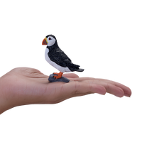 
              Atlantic Puffin Bird Figurine Realistic Wildlife Model
            