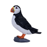 
              Atlantic Puffin Bird Figurine Realistic Wildlife Model
            