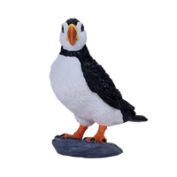 
              Atlantic Puffin Bird Figurine Realistic Wildlife Model
            