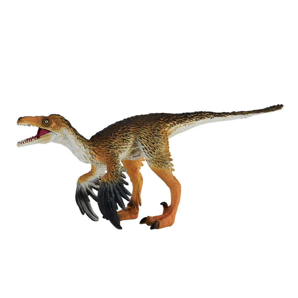 Troodon with Articulated Jaw Realistic Dinosaur Figure