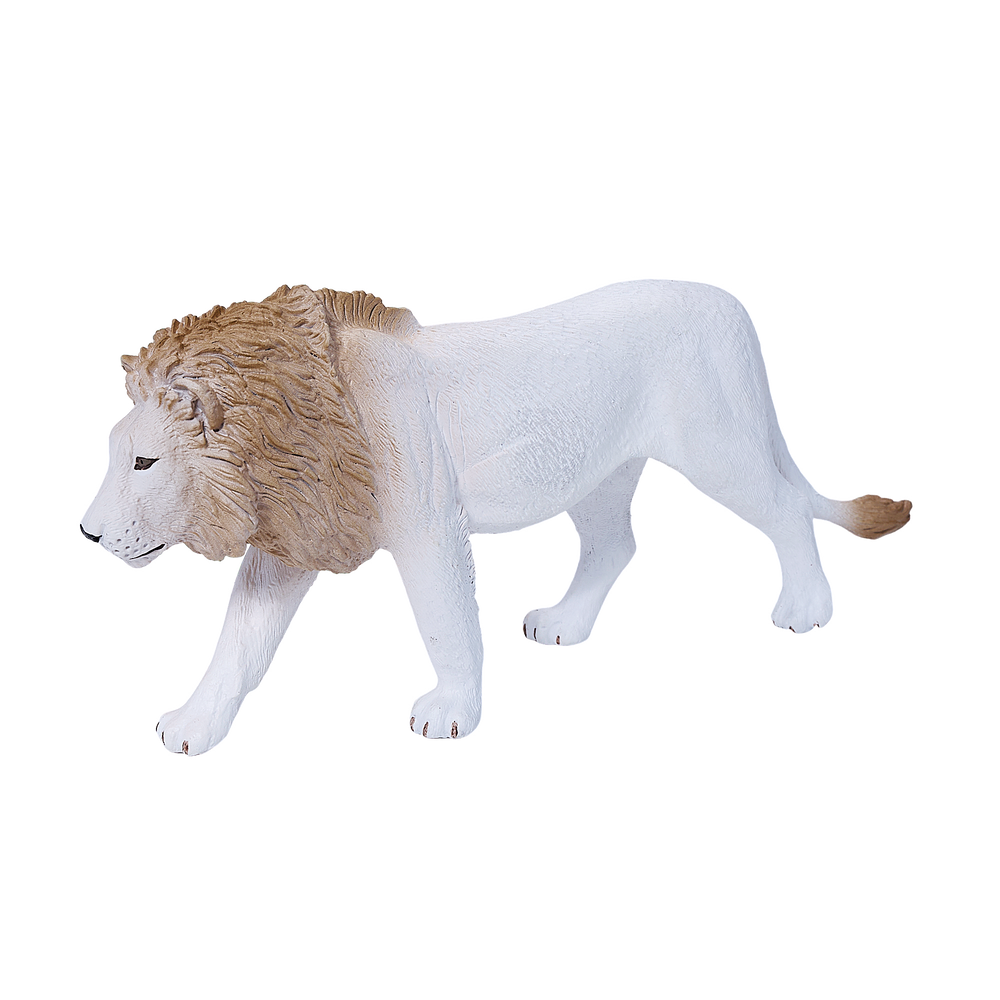 White Lion Toy Realistic Big Cat Figurine