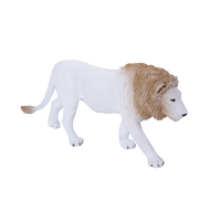 
              White Lion Toy Realistic Big Cat Figurine
            