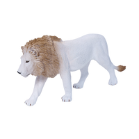 
              White Lion Toy Realistic Big Cat Figurine
            