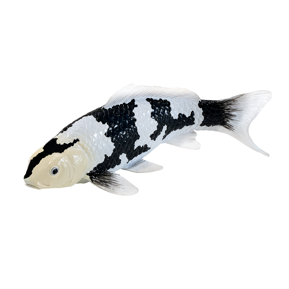 Koi Carp Shiro Utsuri Toy Realistic Fish Figurine
