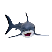 
              Great White Shark Toy Realistic Ocean Predator Model
            