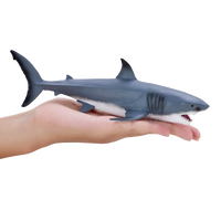 
              Great White Shark Toy Realistic Ocean Predator Model
            