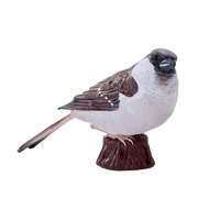 
              House Sparrow Bird Toy Realistic Wildlife Figurine
            