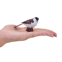 
              House Sparrow Bird Toy Realistic Wildlife Figurine
            