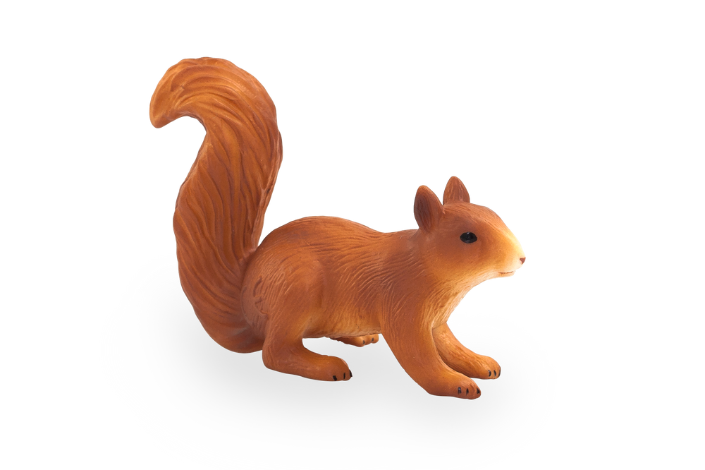 Squirrel Running Toy Realistic Woodland Animal Figure