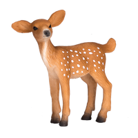 White-Tailed Deer Fawn Toy Realistic Woodland Animal Model