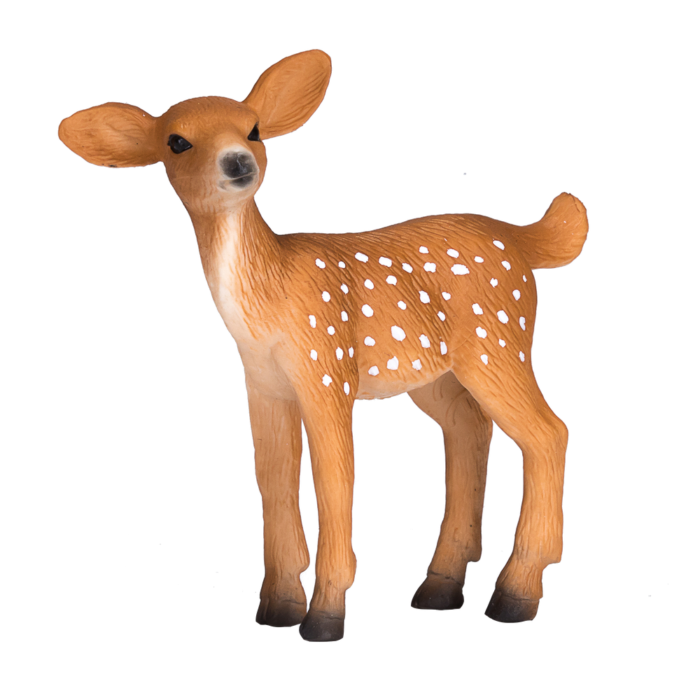 White-Tailed Deer Fawn Toy Realistic Woodland Animal Model