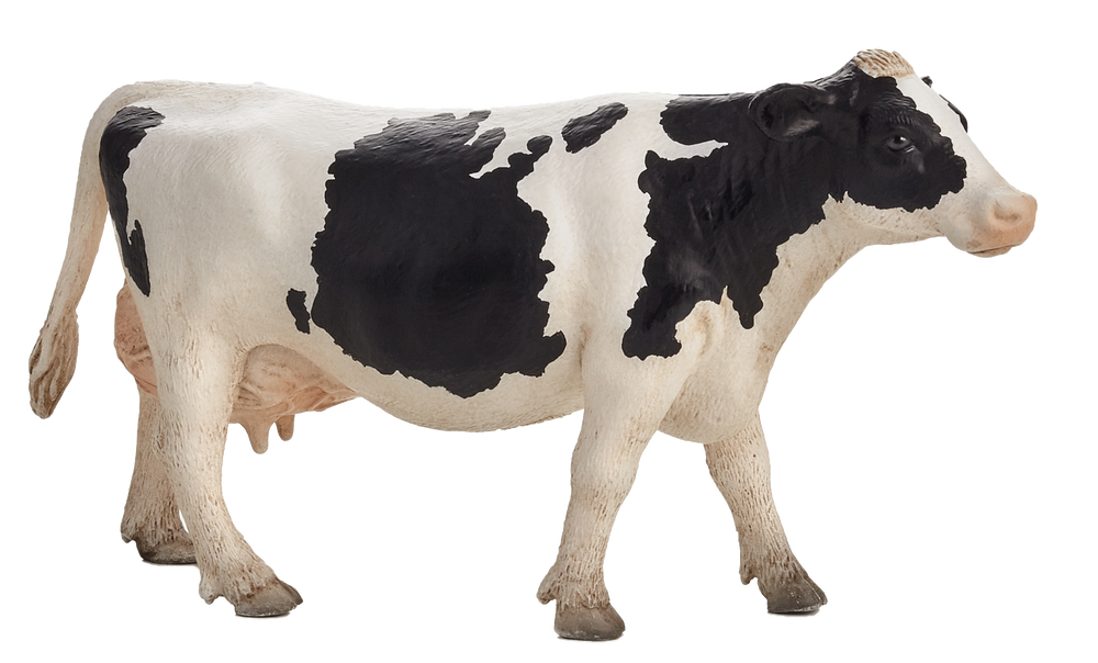 Holstein Cow Toy Realistic Farm Animal Model