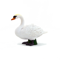 Mute Swan Toy Realistic Water Bird Figure