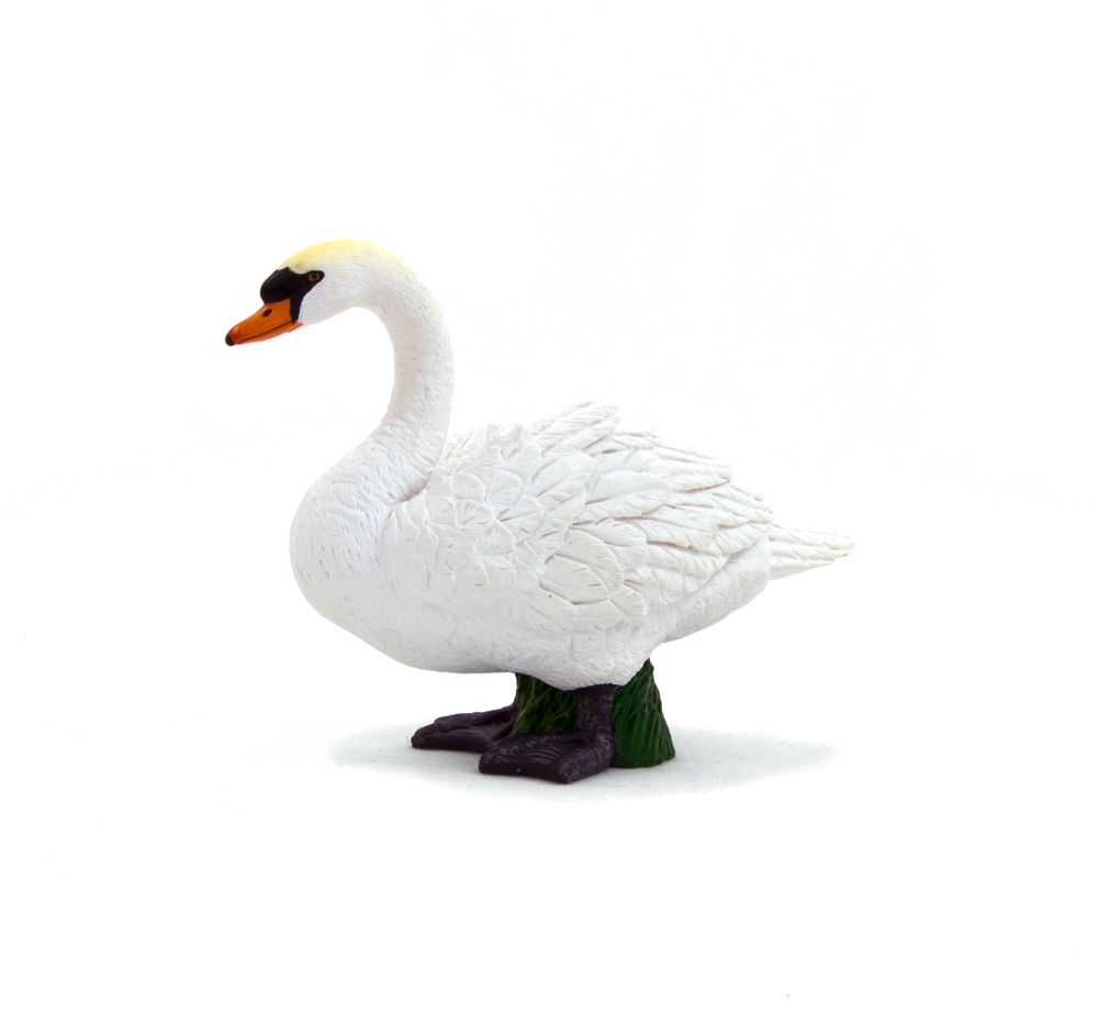 Mute Swan Toy Realistic Water Bird Figure