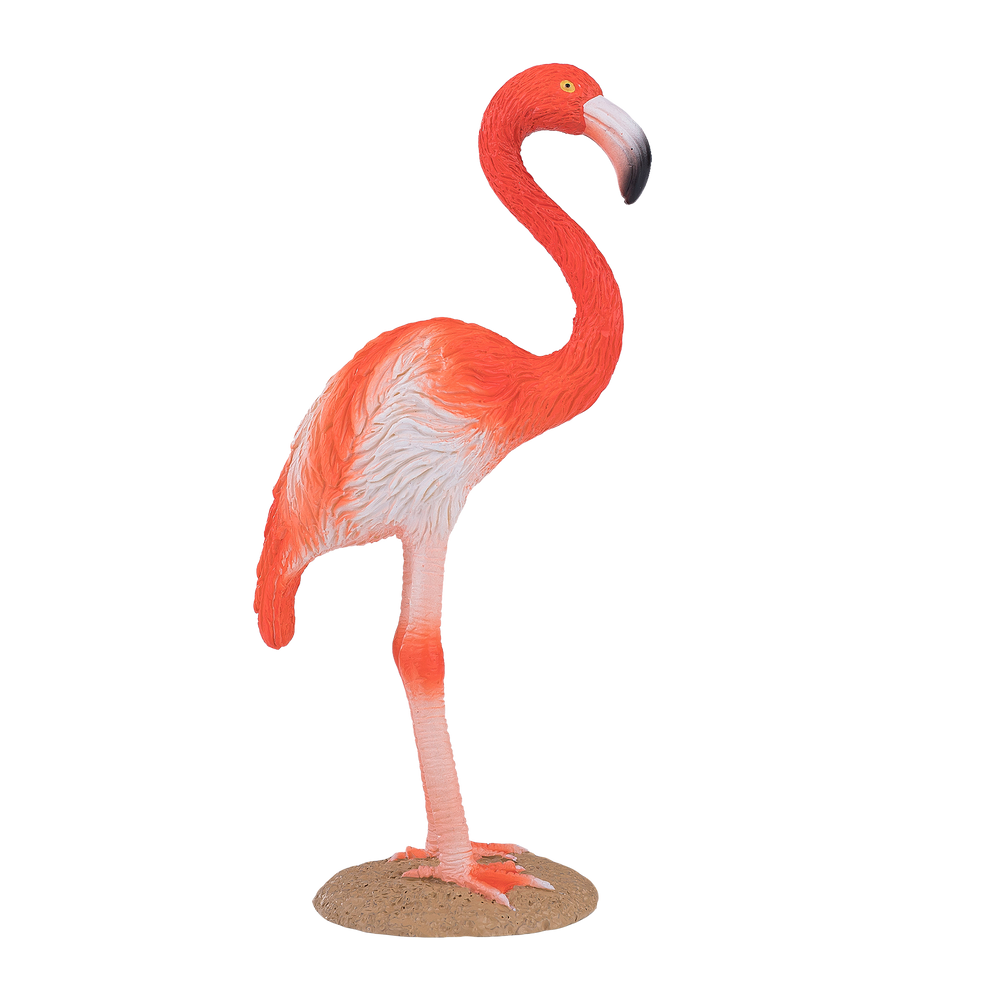 American Flamingo Toy Realistic Exotic Bird Figurine