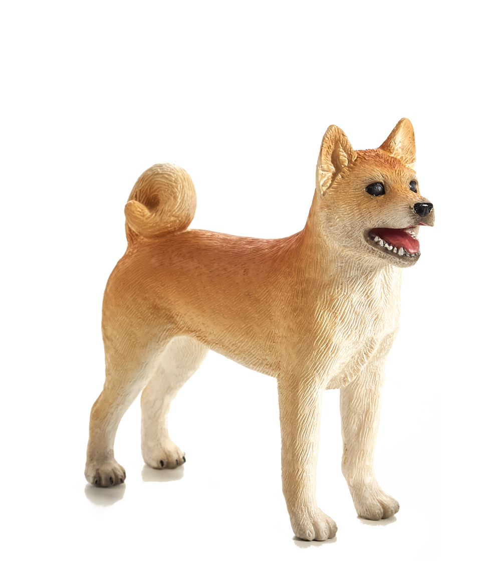 Shiba Inu Toy Realistic Pet Dog Model