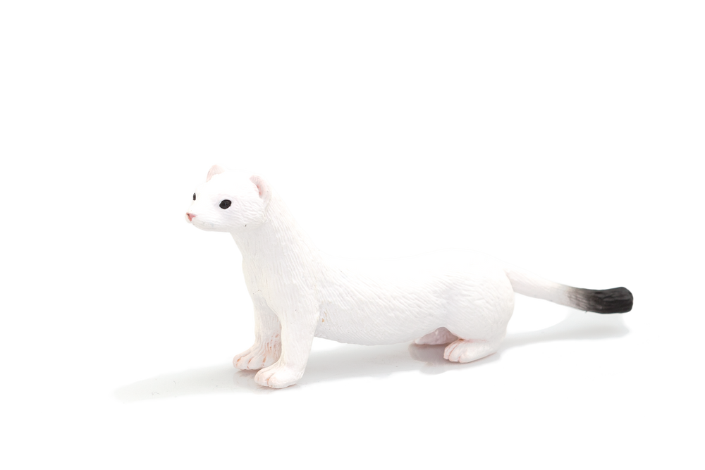 Ermine Toy Figure Realistic Woodland Animal Model