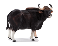 
              Gaur Bull Toy Realistic Wildlife Animal Figurine
            