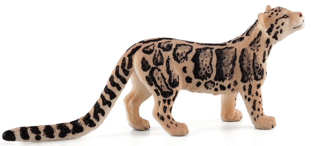 Clouded Leopard Toy Realistic Big Cat Model