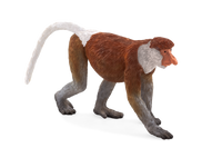 
              Proboscis Monkey Toy Realistic Rainforest Wildlife Model
            