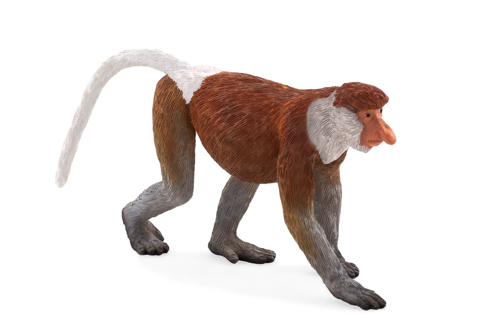 Proboscis Monkey Toy Realistic Rainforest Wildlife Model