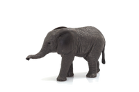 
              African Elephant Calf Toy Realistic Wildlife Model
            