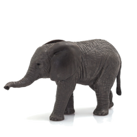 African Elephant Calf Toy Realistic Wildlife Model