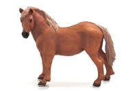 
              Suffolk Punch Mare Toy Realistic Equestrian Figurine
            