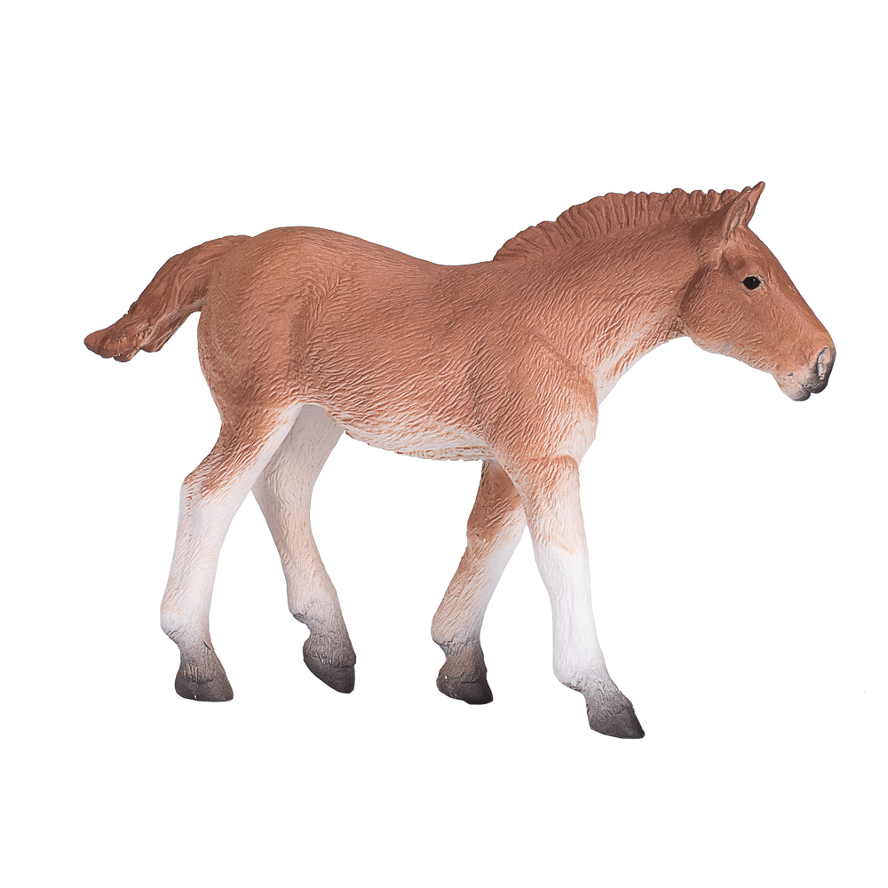 Suffolk Punch Foal Toy Realistic Horse Figurine