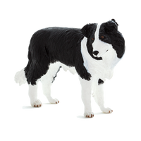 Border Collie Dog Toy Realistic Pet Figurine