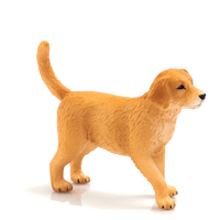 Golden Retriever Puppy Toy Realistic Pet Figurine