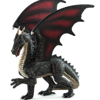 Steel Dragon Toy Fantasy Mythical Creature Figure