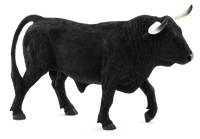 
              Spanish Bull Toy Figure Realistic Farm Animal Model
            