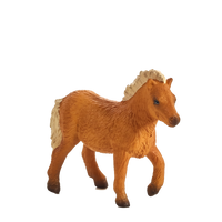 Shetland Foal Toy Figure Realistic Horse Figurine