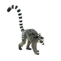 Lemur with Baby Toy Realistic Rainforest Wildlife Figure