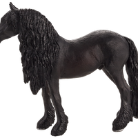 Friesian Gelding Horse Toy Realistic Equestrian Figurine