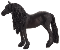 
              Friesian Gelding Horse Toy Realistic Equestrian Figurine
            