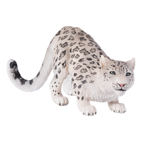 
              Snow Leopard Toy Realistic Big Cat Figurine
            