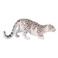 
              Snow Leopard Toy Realistic Big Cat Figurine
            