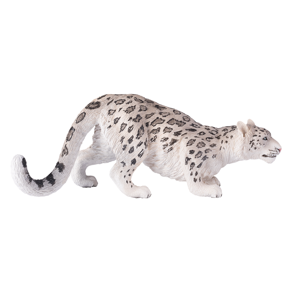 Snow Leopard Toy Realistic Big Cat Figurine