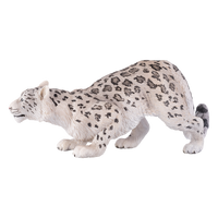 
              Snow Leopard Toy Realistic Big Cat Figurine
            