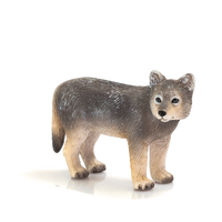 Timber Wolf Cub Toy Realistic Wildlife Figure