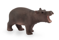 
              Hippo Baby Toy Figure Realistic Wildlife Model
            