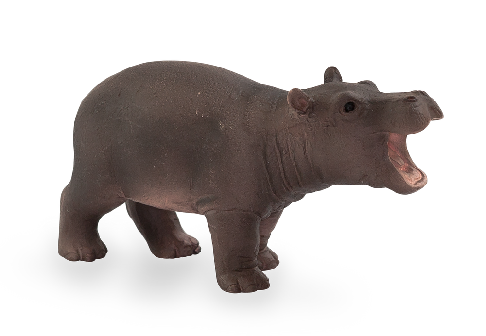 Hippo Baby Toy Figure Realistic Wildlife Model