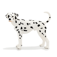 Dalmatian Dog Toy Realistic Pet Figurine