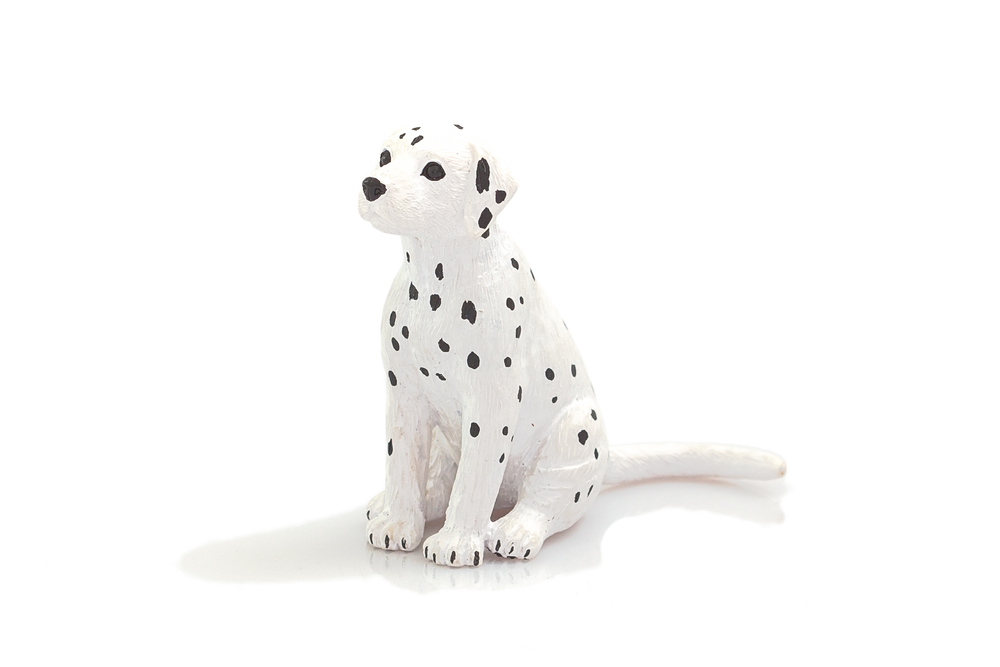 Dalmatian Puppy Toy Realistic Pet Figurine