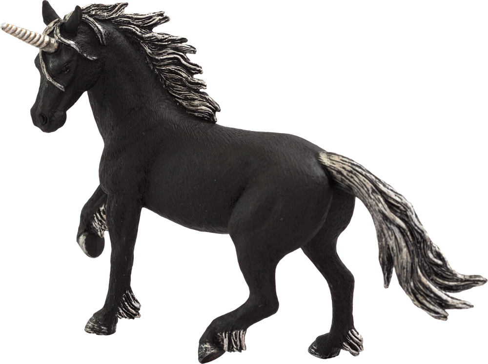 Dark Unicorn Toy Fantasy Mythical Creature Figure