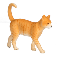 
              Ginger Tabby Cat Toy Realistic Pet Figurine
            